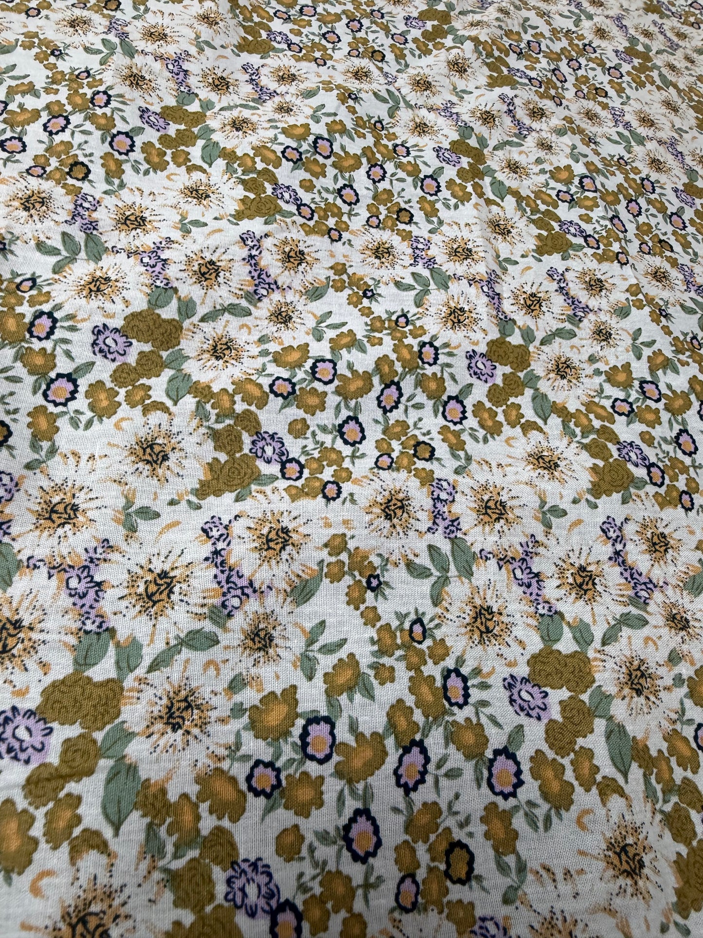 Daisy Ditsy Cotton Dress Fabric | Sold by the Metre