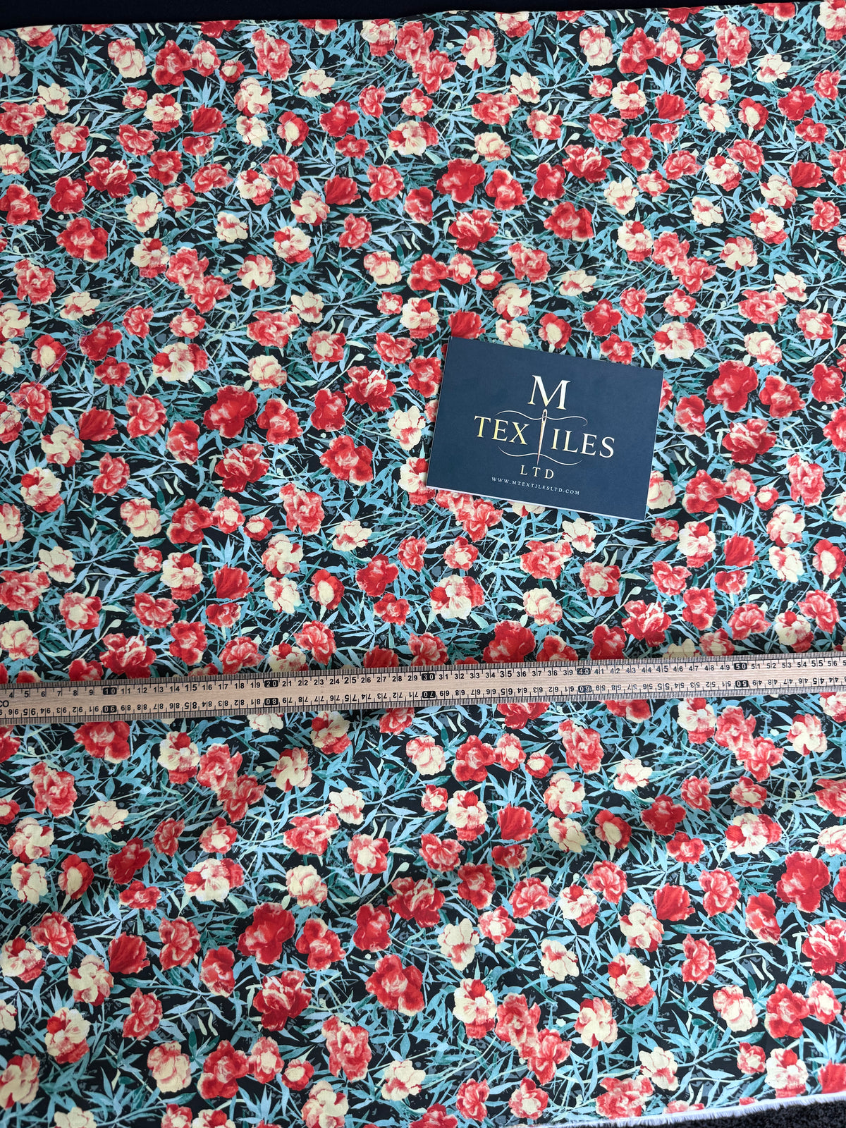 Poppy Meadow Cotton Dress Fabric | Sold by the Metre