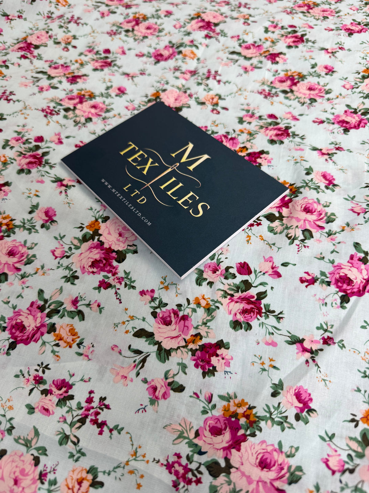 Vintage Rose Cotton Dress Fabric | Sold by the Metre