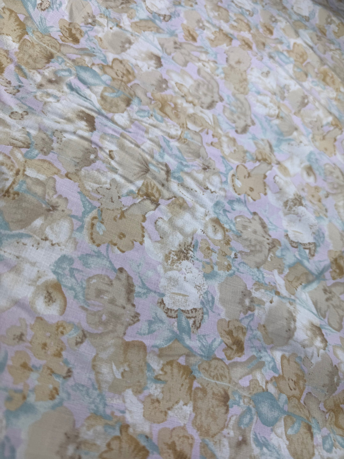 Pastel Toile Cotton Dress Fabric | Sold by the Metre