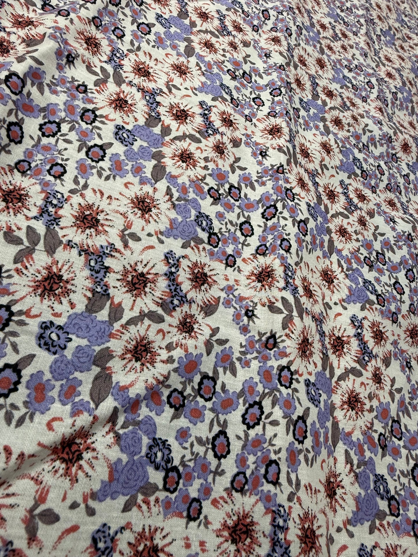 Daisy Ditsy Cotton Dress Fabric | Sold by the Metre