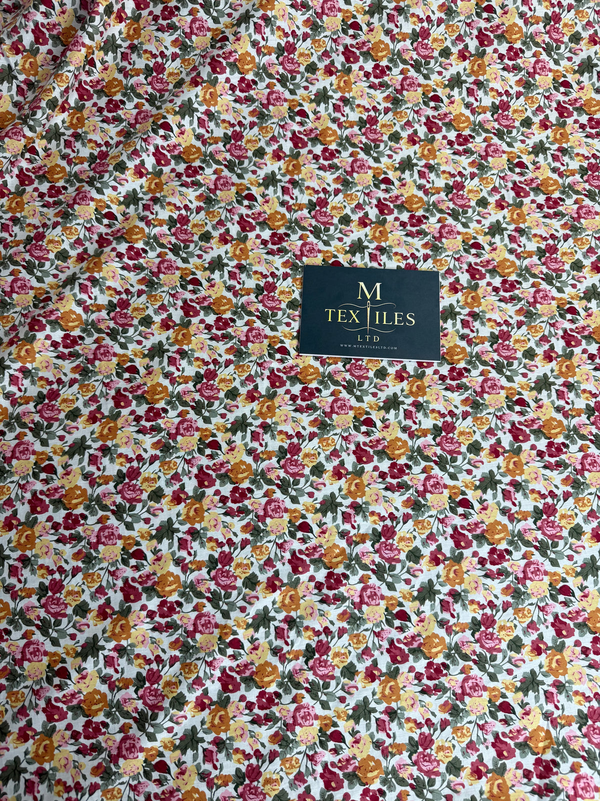Multicolour Ditsy Meadow Cotton Dress Fabric | Sold by the Metre