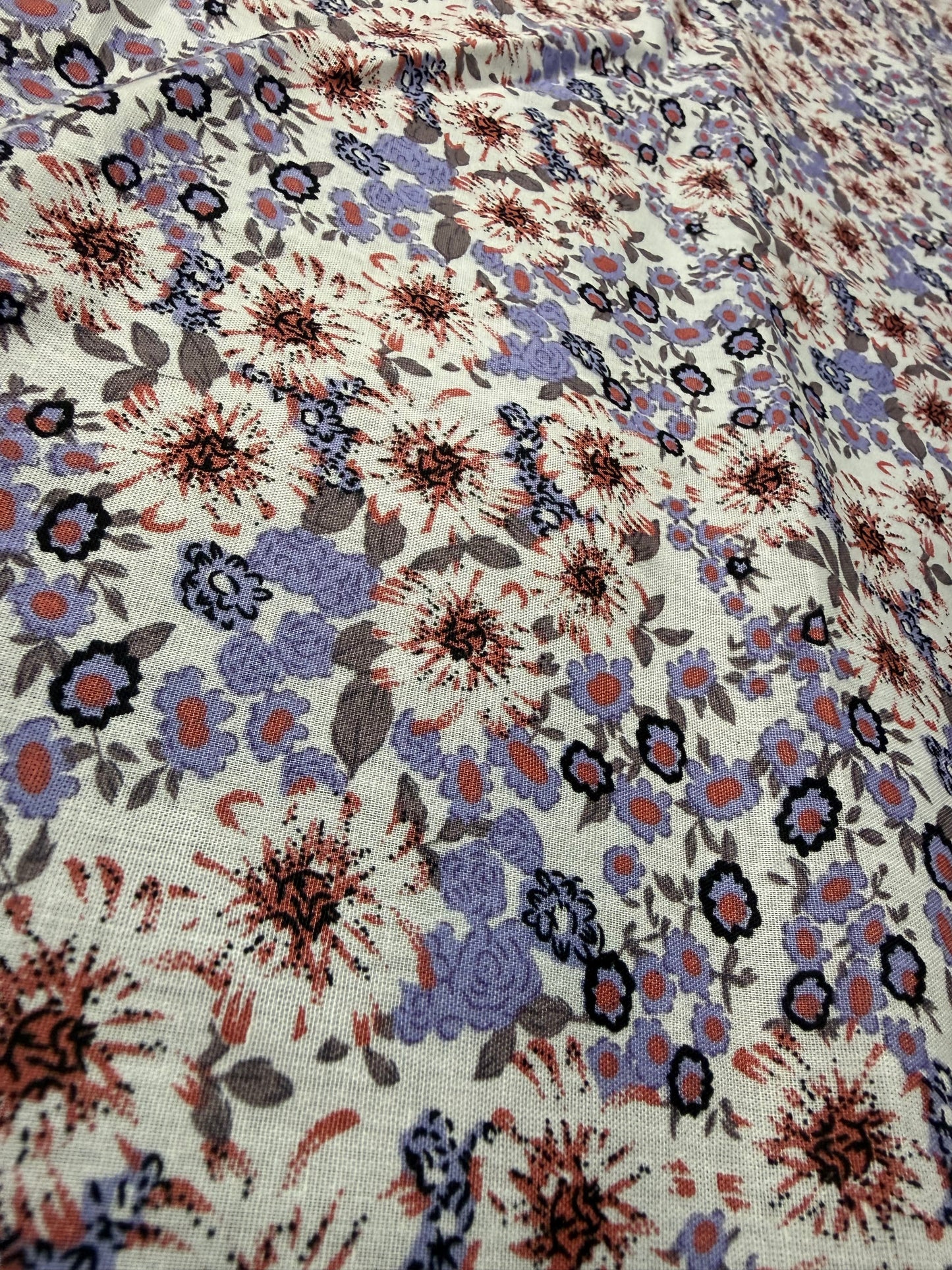 Daisy Ditsy Cotton Dress Fabric | Sold by the Metre