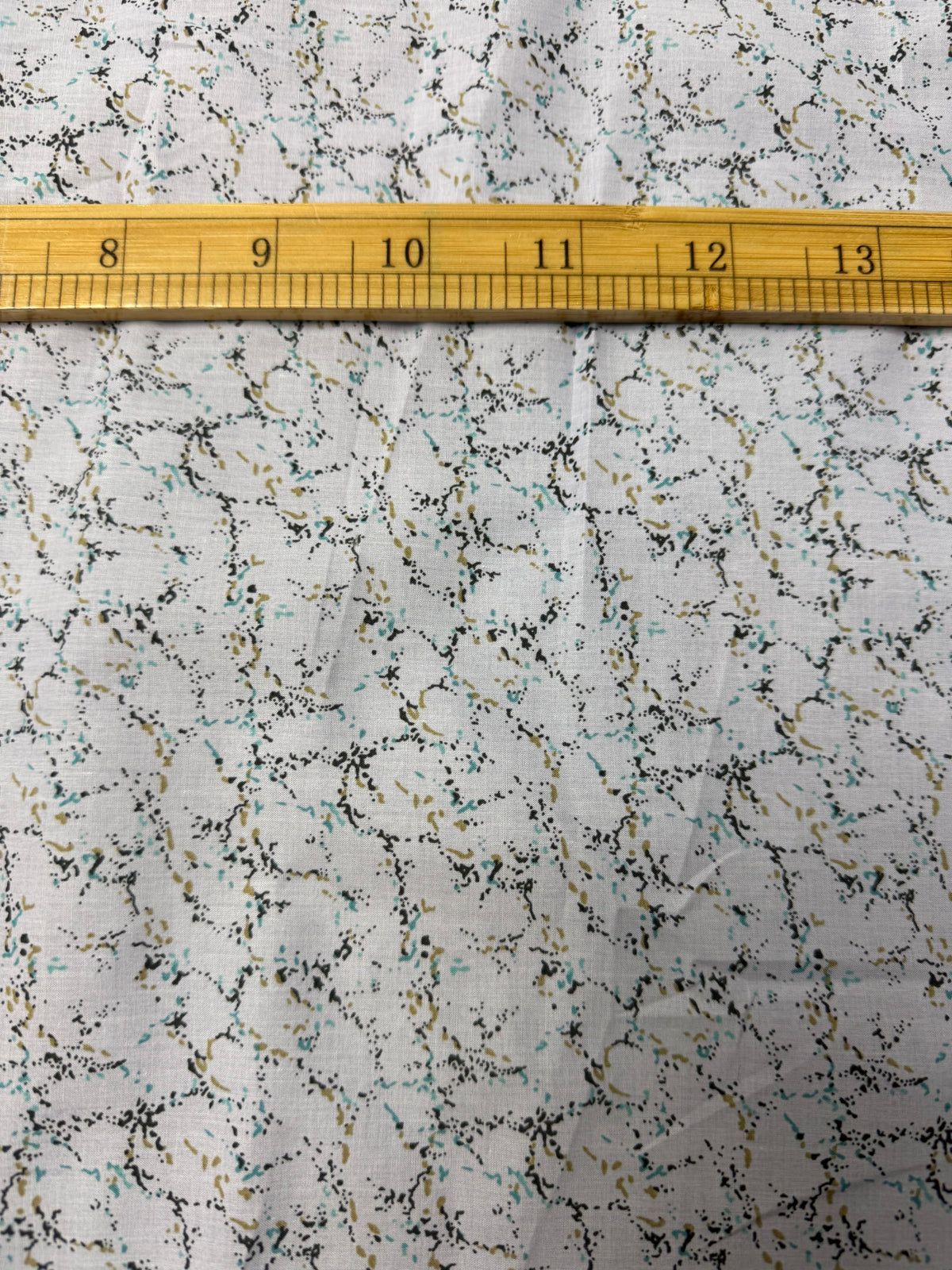Micro Floral on Ivory Cotton Dress Fabric | Sold by the Metre