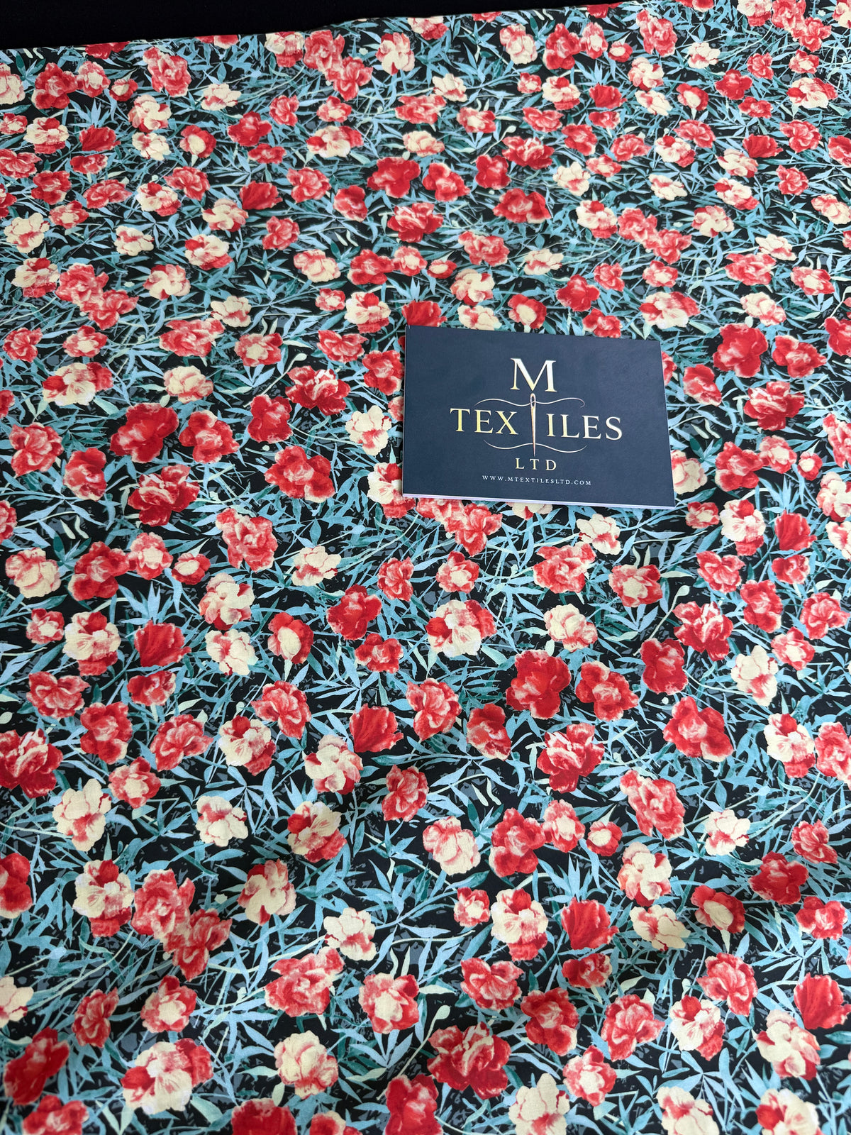 Poppy Meadow Cotton Dress Fabric | Sold by the Metre