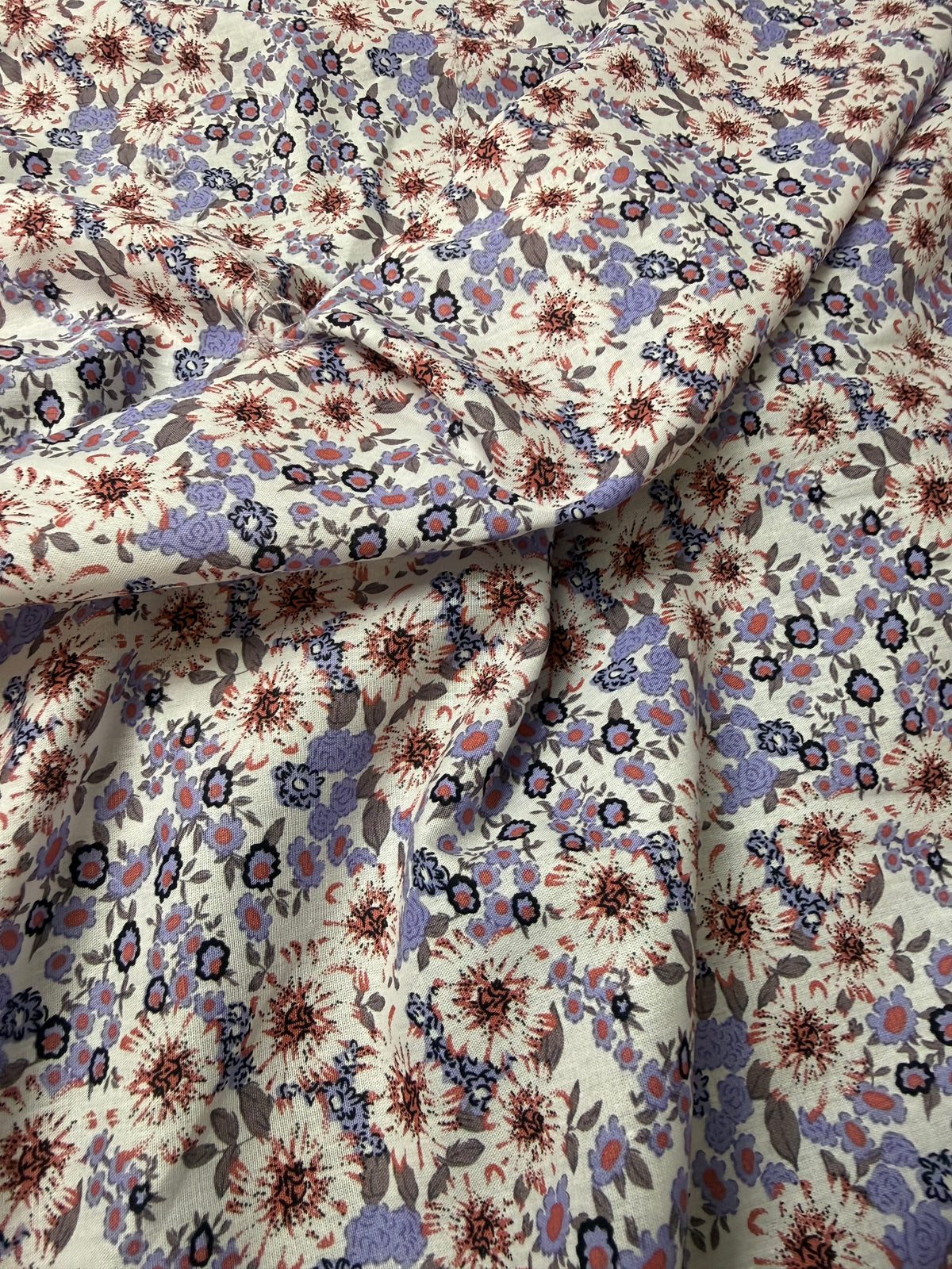 Daisy Ditsy Cotton Dress Fabric | Sold by the Metre